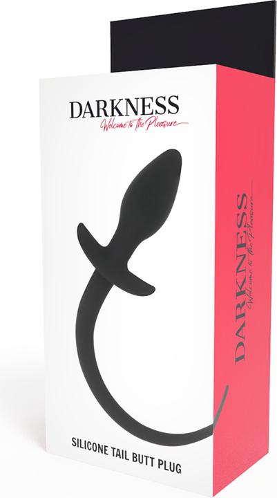 Actual product image Darkness Silicone Anaplug with Tail