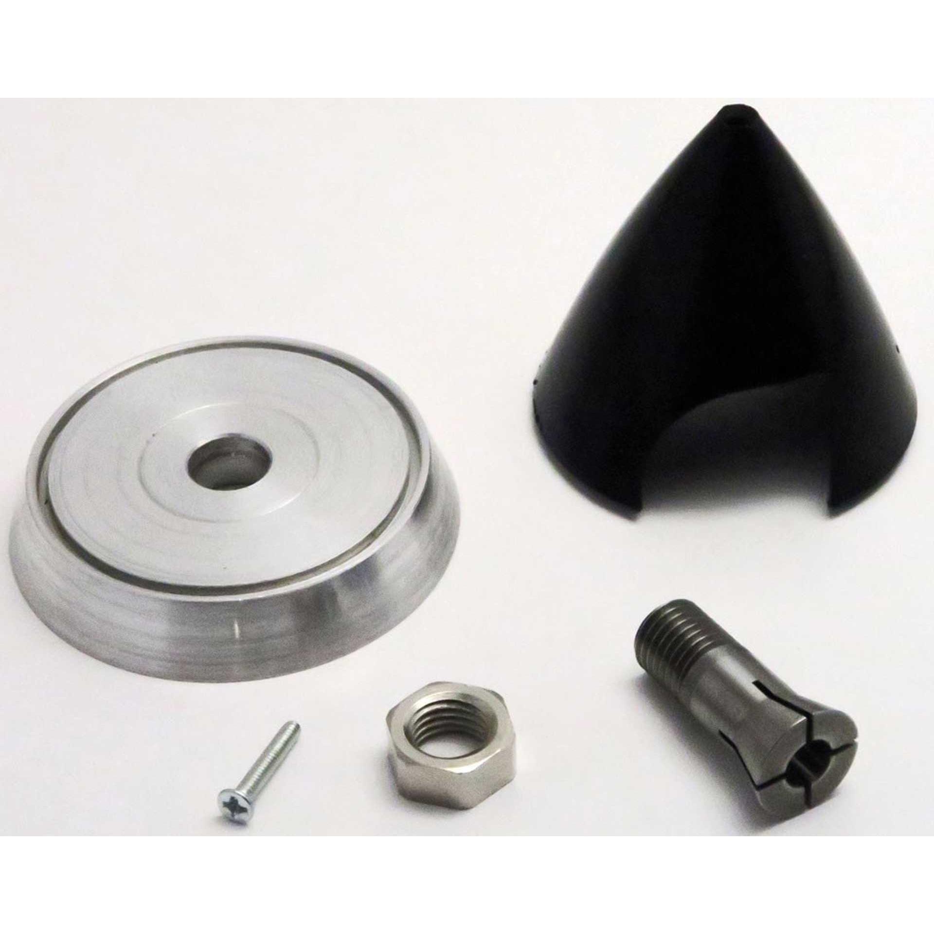 Super präzisionsspinner 38/5,0 mm für starre luftschrauben mit 8 mm bohrdurchmesser