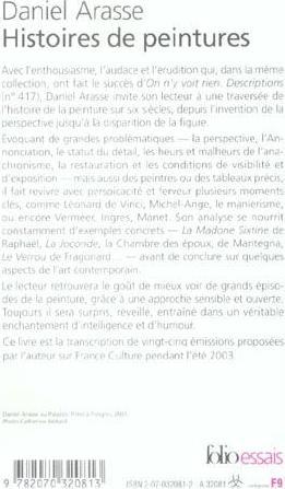 Immagine prodotto Histoires de peintures (Francese, Arasse Daniel, 2006)