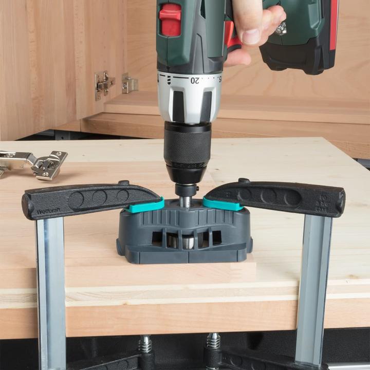 Actual product image wolfcraft wolfcraft 1 mobile Bohrhilfe Forstnerbohrer (8, 10, 12 mm)