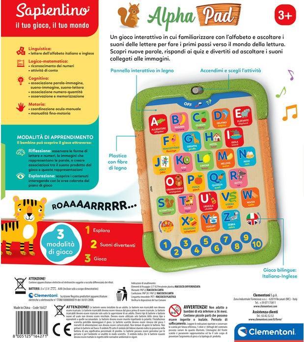 Actual product image Clementoni Alpha Pad (Italian, English)