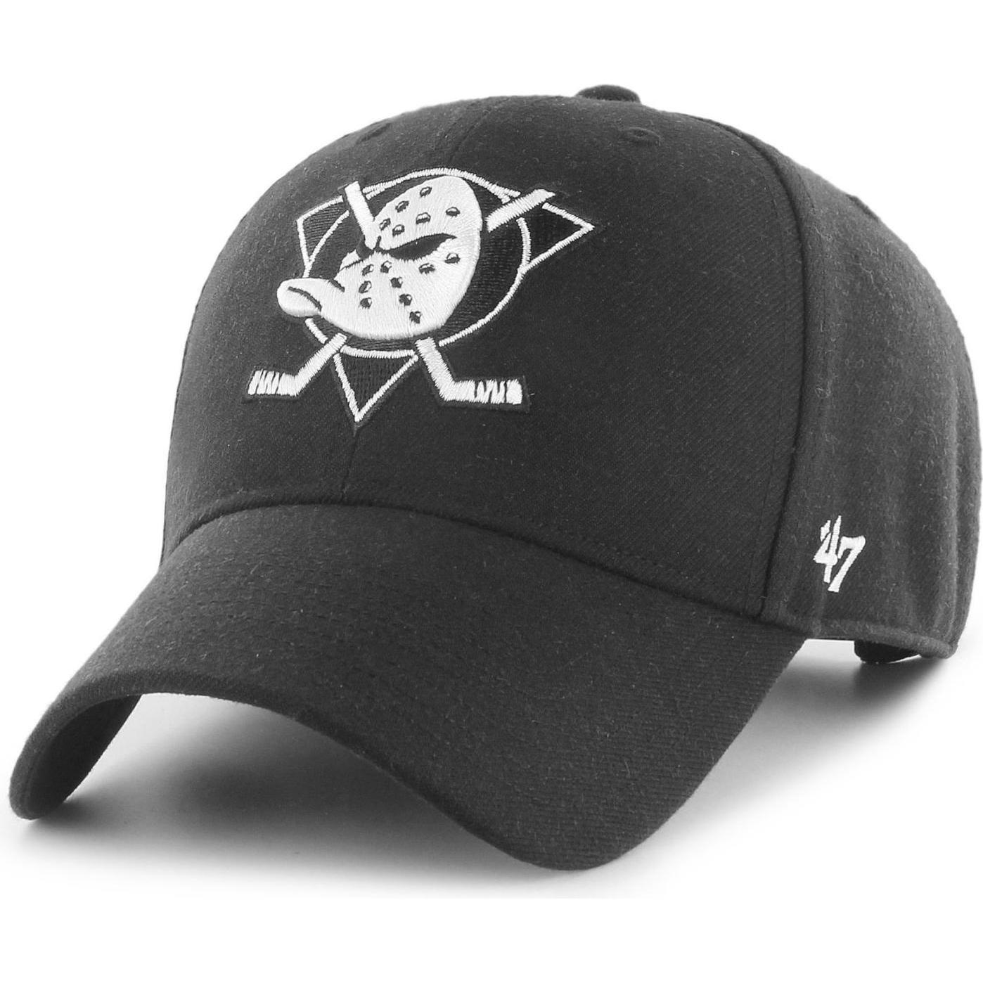 47 Brand, Herren, Cap, NHL Anaheim Ducks, Schwarz