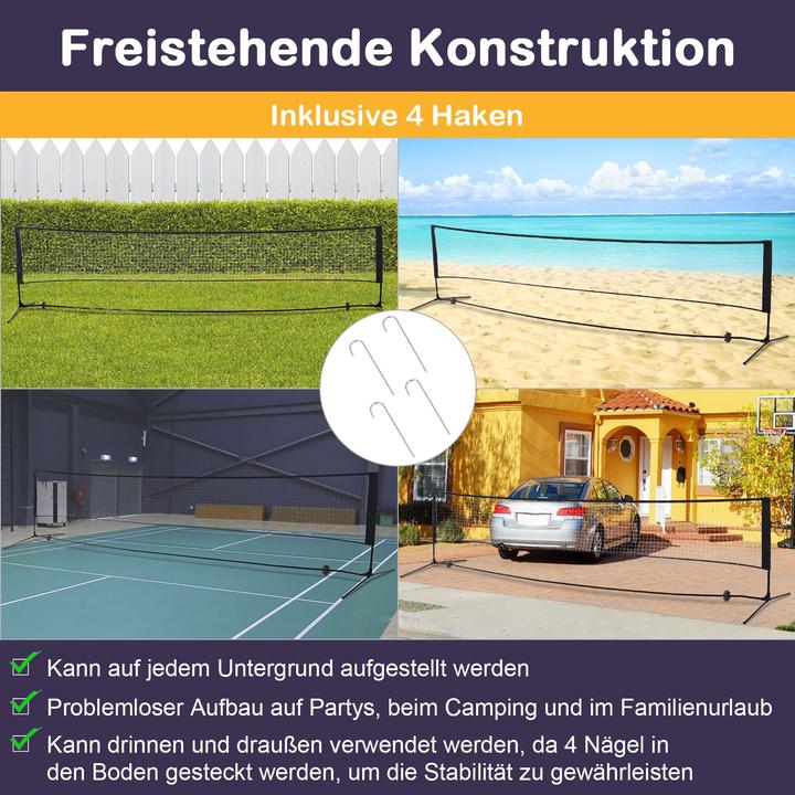 Actual product image Jamb Badmintonnetz