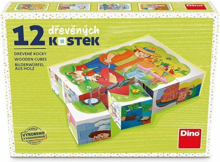 Image du produit Dino Cube d'images Profession, 12 cubes (12 pièces)