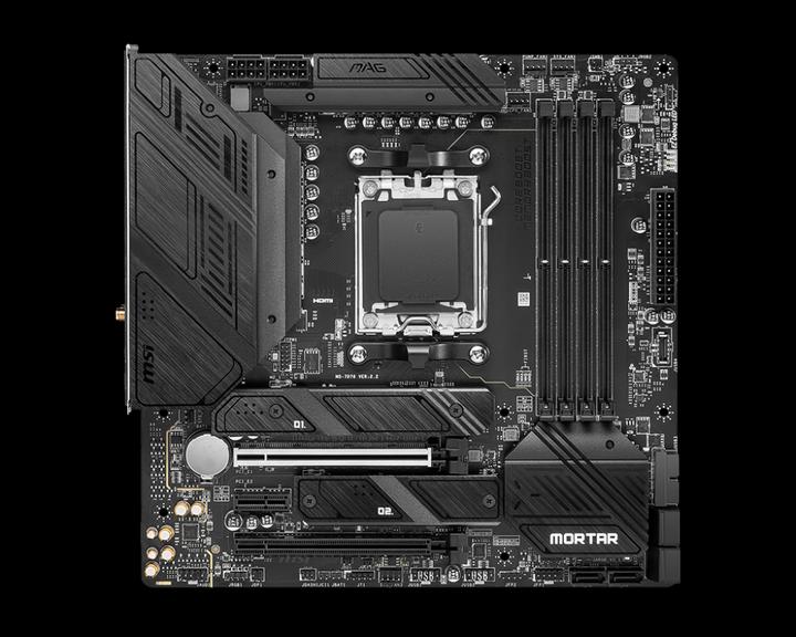 Image du produit MSI MAG B650M Mortar WIFI (AM5, AMD B650, mATX)