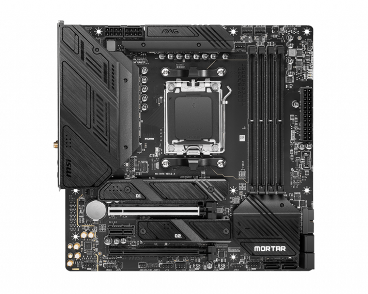 Produktbild MSI MAG B650M Mortar WIFI (AM5, AMD B650, mATX)