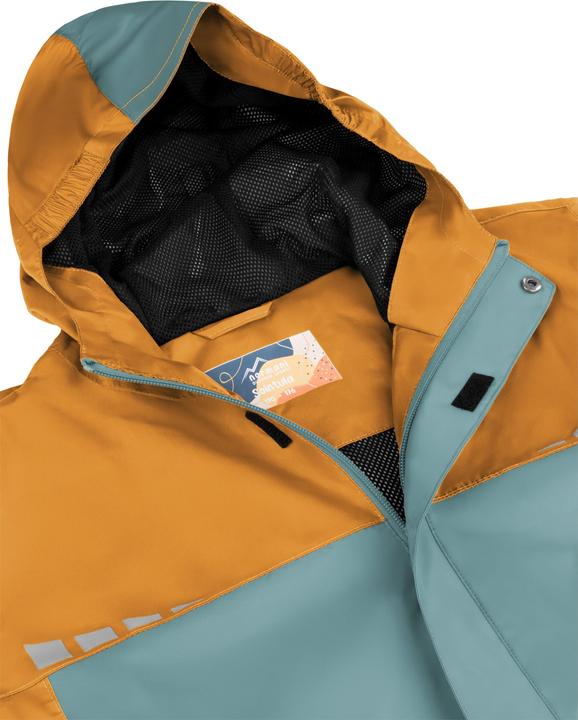 Produktbild Normani Kinder Regenjacke „Sointula“ Blau/Coyote (98, 104)