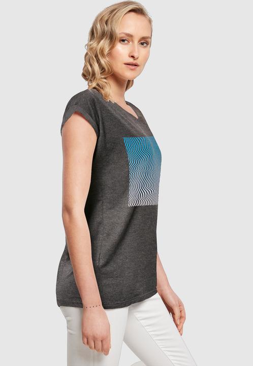 Produktbild Merchcode Ladies Summer - Wavy Pattern T-Shirt - 112601 (5XL)