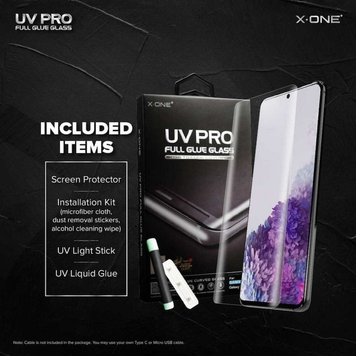 Produktbild Partner Telecom Schutzglas X-One UV PRO Tempered Glass X-ONE - für Samsung Galaxy S9 Plus (case friendly) (1 Stück, Samsung Galaxy S9+)