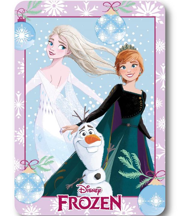 Procos Disney Frozen Weihnachtsfleece Bettdecke 10 (140 x 100 cm)