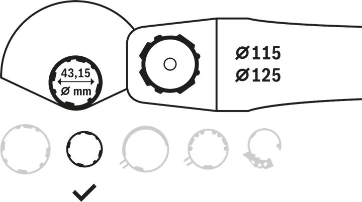 Produktbild Bosch Zubehör Schleifschutzhaube für GWS 9-115 P, GWS 9-115 S Professional, 115 mm