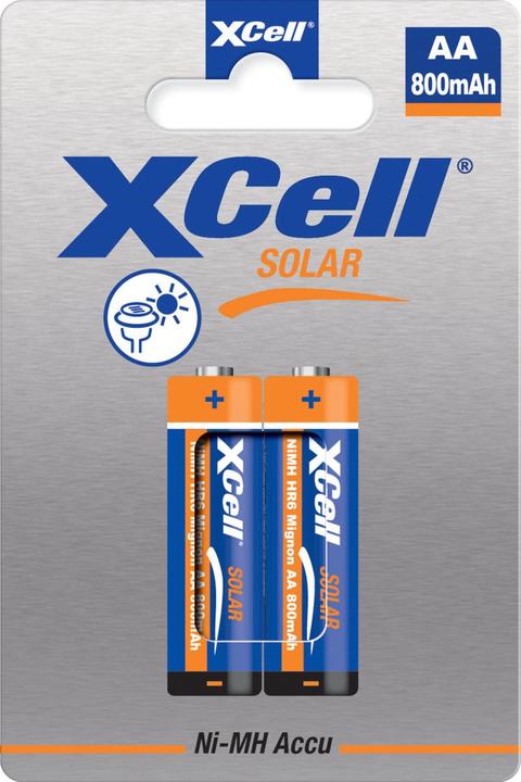 Hückmann Xcell Solar Accus X800AA (2 pcs, AA, 800 mAh)