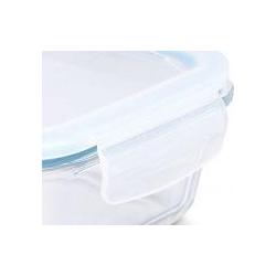 Thumbnail - Vivalto Borosilikat-Lunchbox mit Silikondeckel 1500ml, Lunchbox, Transparent