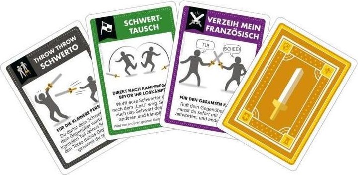Actual product image Exploding Kittens Welcome to the cutting and stabbing festival (German)