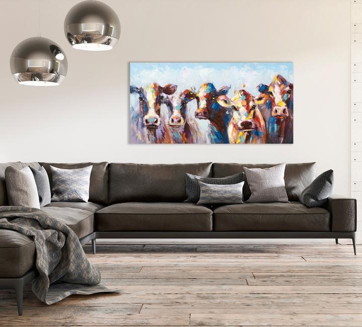 Image du produit Alldecor Image Vaches étonnées (70 x 140 cm)