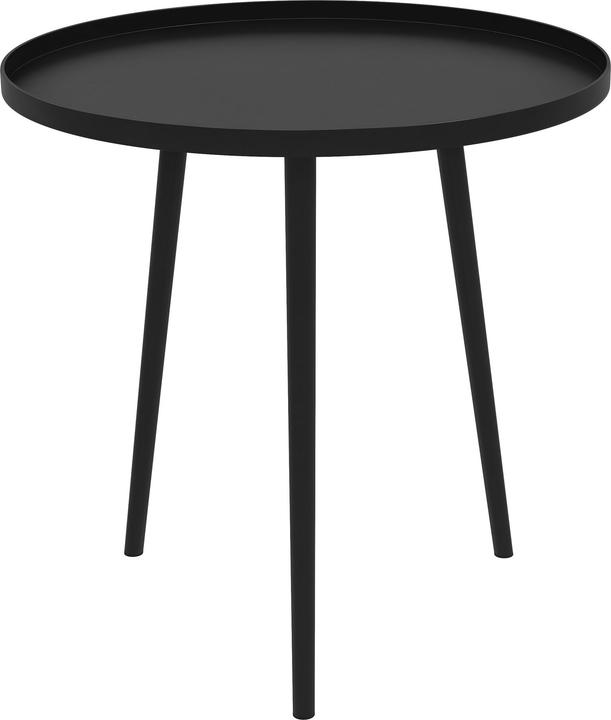 Outsunny Couchtisch Stahl Schwarz