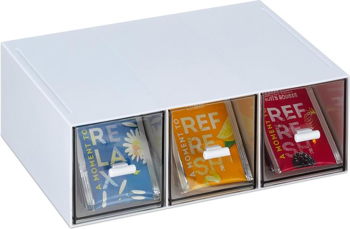 Actual product image Relaxdays Scatola porta-tè-e-tisane
