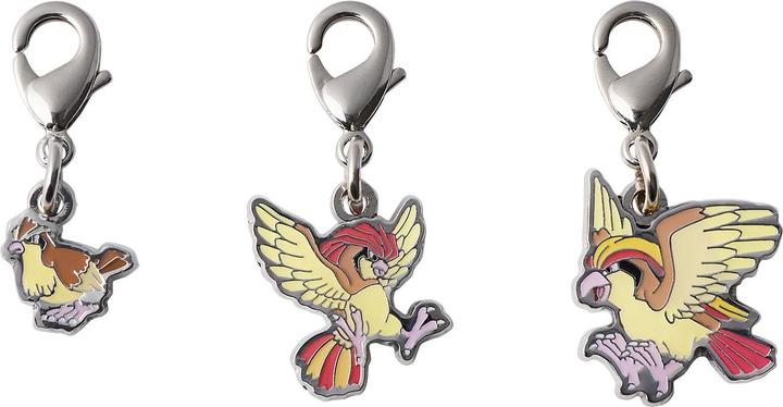 Produktbild Pokémon Pokemon Center - Pidgey, Pidgeotto, Pidgeot Schlüsselanhänger - 3 Stück