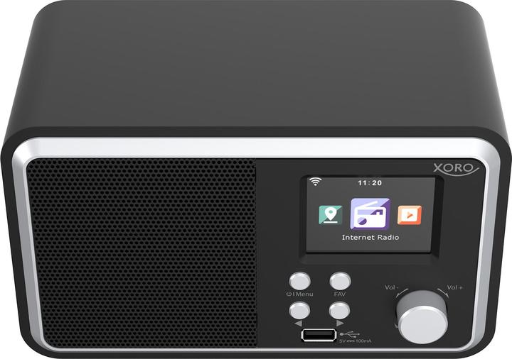 Image du produit Xoro DAB 300 IR, Internet Radio, DAB+,BT,USB,UPnP, Schwarz (Webradio, DAB+ DAB, FM, Bluetooth, WiFi)
