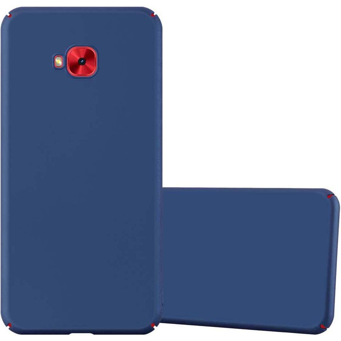 Cadorabo Hard Cover Matt Metall Cover (Asus Zenfone 4 Selfie Pro), Smartphone Hülle, Blau