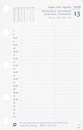 Succes Mini feuillets journalier - Blanc