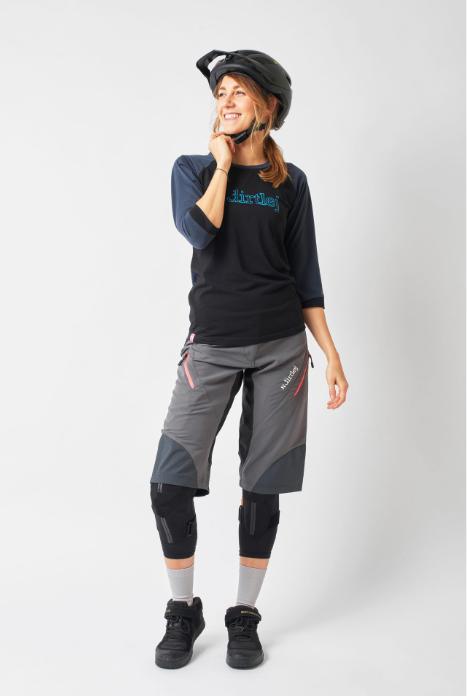 Produktbild dirtlej Trailscout Shorts Half & Half Ladies, grau/peach, XS (XS)