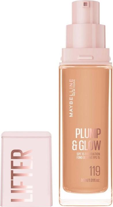Actual product image Maybelline New York Maybelline - Makeup SPF 15 Plump & Glow Lifter Foundation 30 ml - Shade: 119 (119)