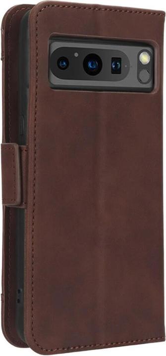 Produktbild Cover-Discount Google Pixel 8 Pro - Etui mit vielen Kartenfächer braun (Google Pixel 8 Pro)