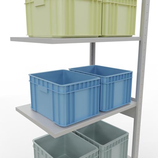 Image du produit Schulte Lagertechnik Système enfichable Élément suivant MULTIplus150 avec traverse de longueur