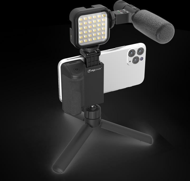 Actual product image DigiPower Vlogging Kit Follow Me (4 parts) (Plastic)