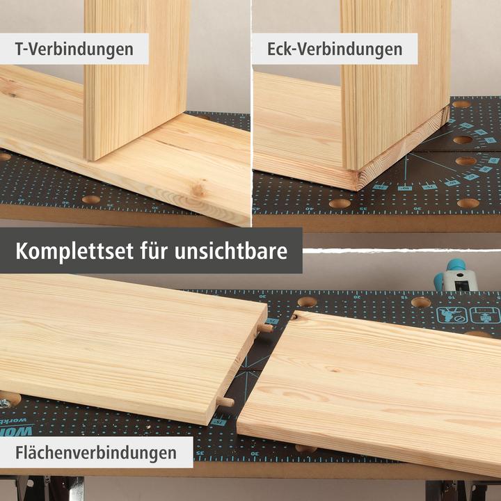 Actual product image wolfcraft 1 Universal master dowelling set 78 pcs. (79 pcs.)