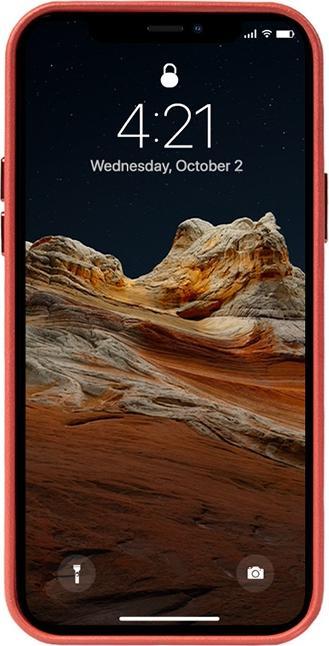 Produktbild Crong Essential Cover - Leatherette Case for iPhone 12 Pro Max (Red) (Apple iPhone 12 Pro Max)