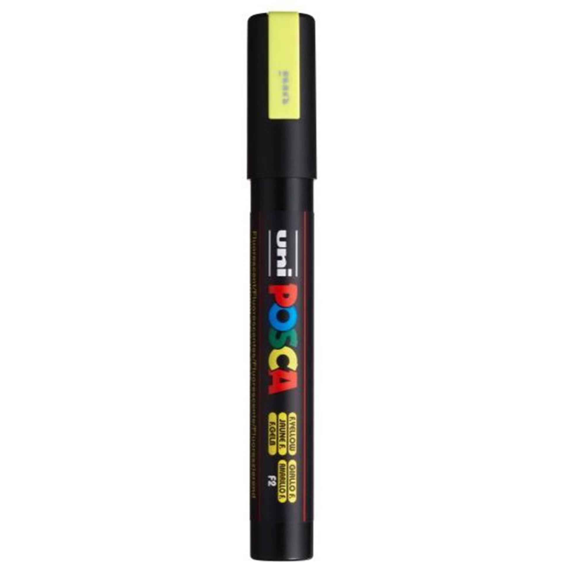 Thumbnail - Posca, Marker, Marker PC-5M Rundspitze (Gelb, 2.50 mm, 1 x)