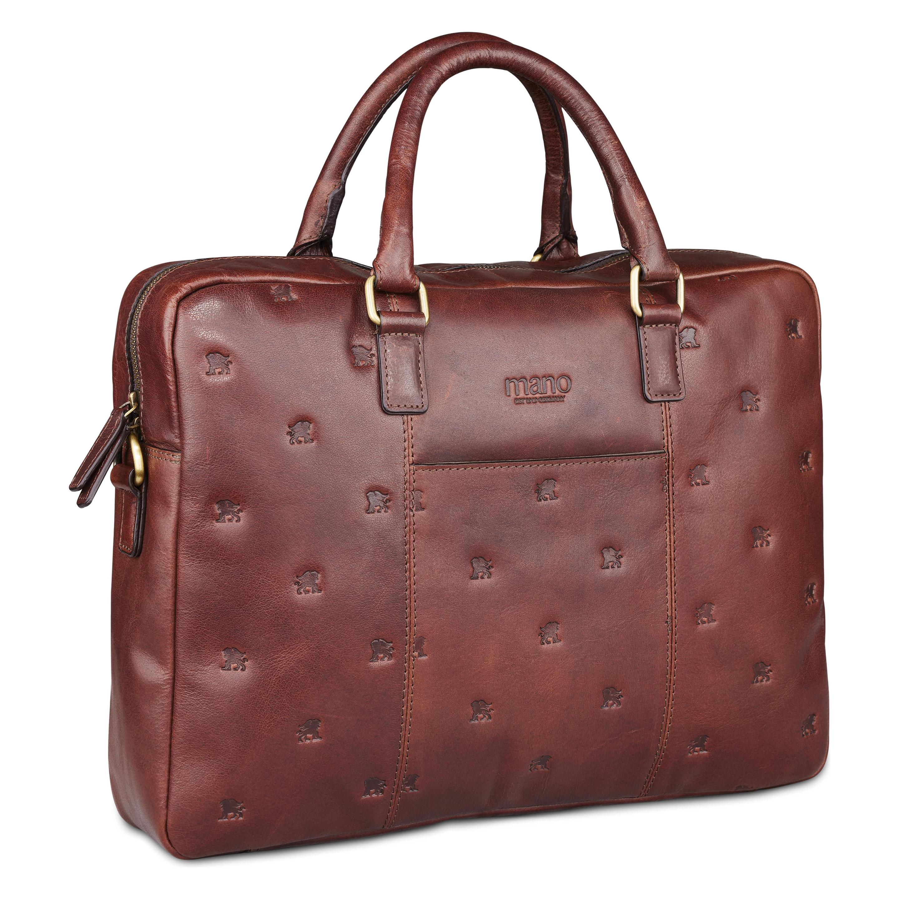 Mano Businesstasche (16"), Notebooktasche, Braun