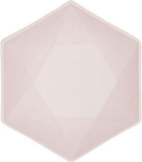 Actual product image Amscan Bowl Mini Vert Decor hexagonal pink (6x)