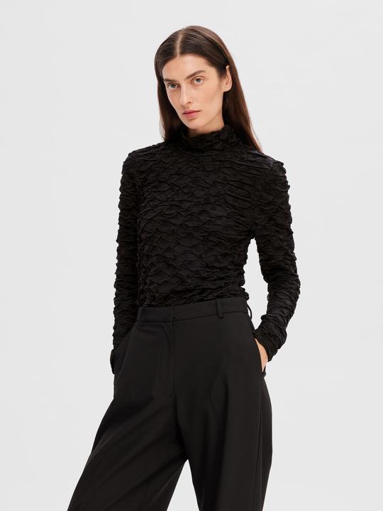 Produktbild Selected Femme Texturierter Rollkragenpullover (L)