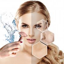 Image du produit Cosmetic Club rouleau de massage jade electrique rose