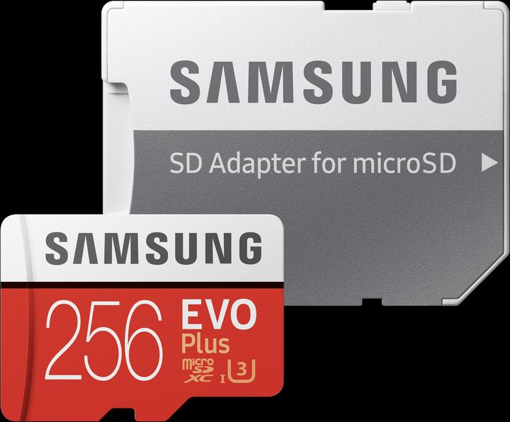 Produktbild Samsung Evo+ (256 GB, microSDXC, U3, UHS-I)