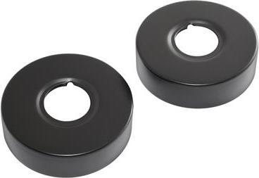 Image du produit Gustavsberg Rosettes noires mates en lot de 2 Dimensions : Ø72 mm x 20 mm