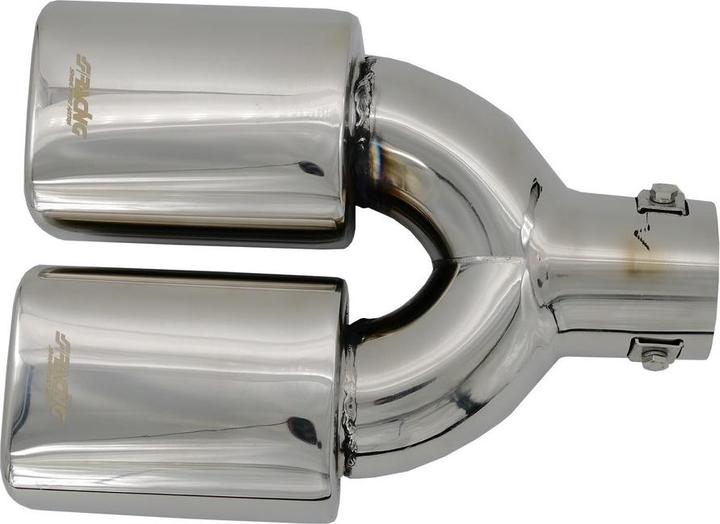 Actual product image Simoni Racing Tailpipe trim 2x95x70mm rectangular