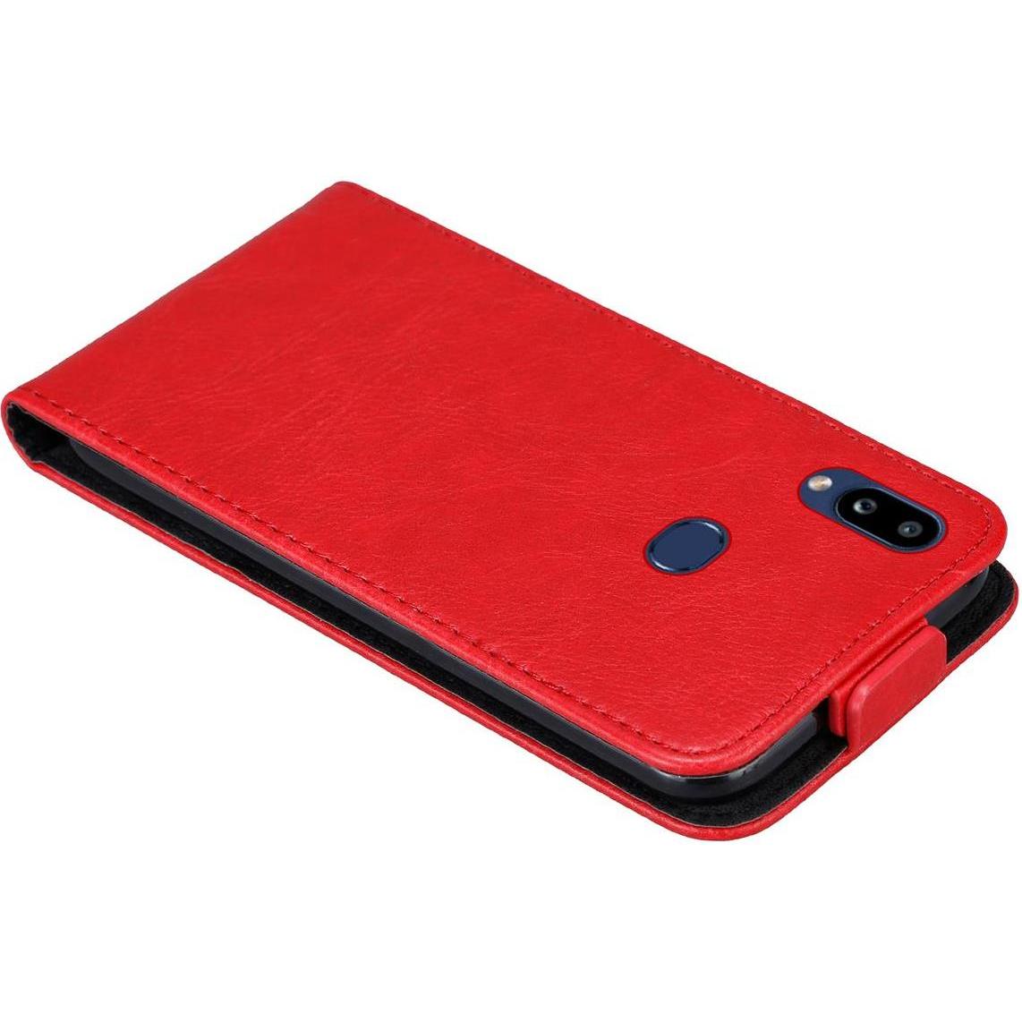 Thumbnail - Cadorabo Flip wie Invis Cover (Samsung Galaxy A10s), Smartphone Hülle, Rot