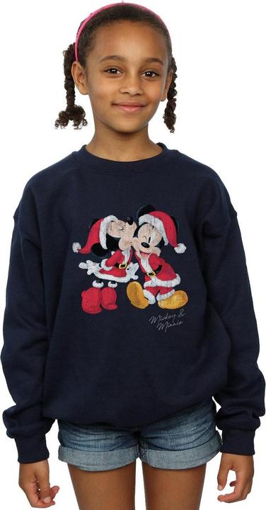 Produktbild Disney Mickey And Minnie Christmas Kiss Sweatshirt Mädchen (140, 146)