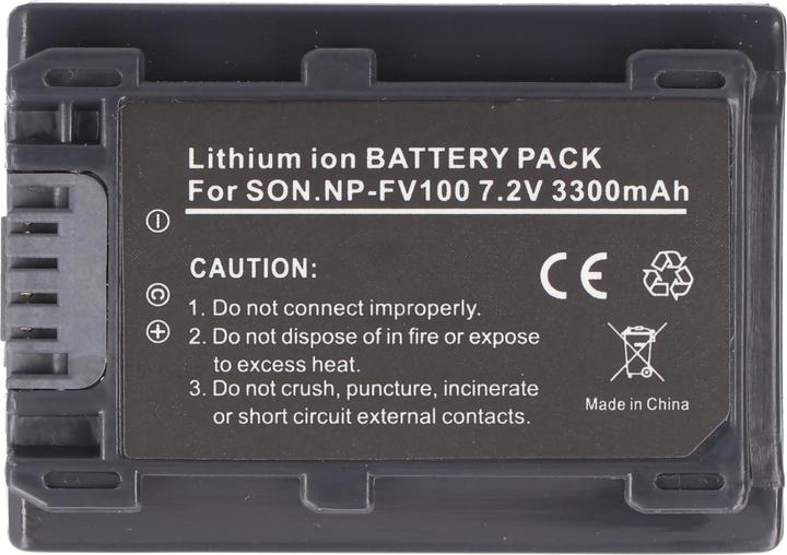 Image du produit AccuCell Batterie NP-FV100, NP-FV90, NP-FV70 Batterie NP-FV30, NP-FV50, NP-FH30, NP-FH40, NP-FH50 (Batterie de l'appareil photo)