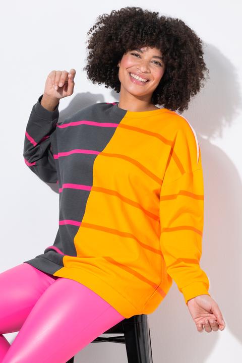 Produktbild Angel of Style Sweatshirt, oversized, Streifenmix (56)