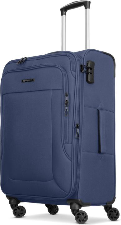 Actual product image Franky Melbourne 3.0 4-wheel suitcase set, 3-piece, with stretch fold (180 l)