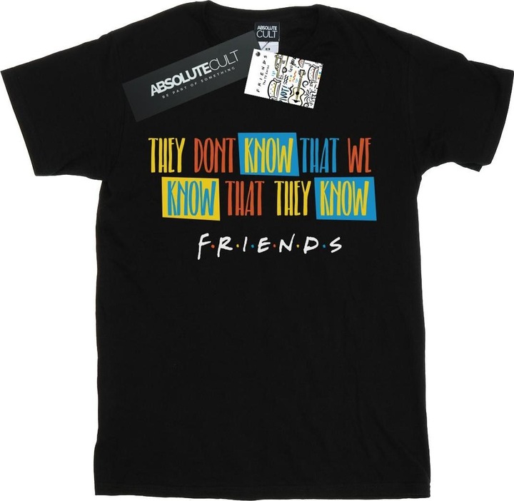 Produktbild Friends They Don't Know Script TShirt (XXL)