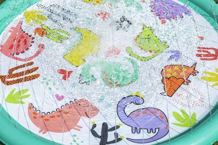Actual product image Bestway Desert Dino 1.22 m Kids Inflatable Splash Pad