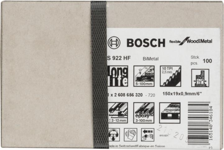 Produktbild Bosch Professional Zubehör Säbelsägeblatt S 922 HF