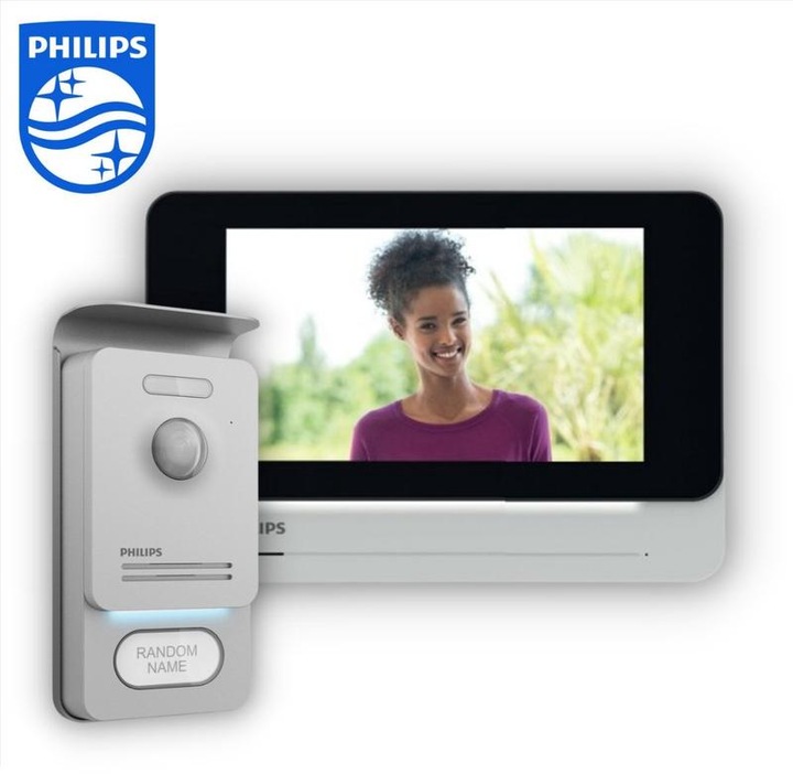 Actual product image Philips Welcomeeye Comfort Pro Doorbel With Camera