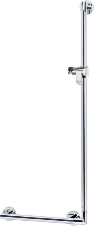 Image du produit Keuco Poignée coudée Plan Care 90 avec support de douche 56,5 x 126,5 cm chrome 34906